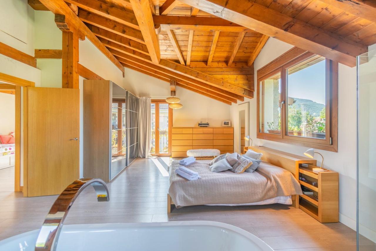 Casa Patxi, Espectacular Casa Rural Proxima A Pamplona Larrasoana Kültér fotó