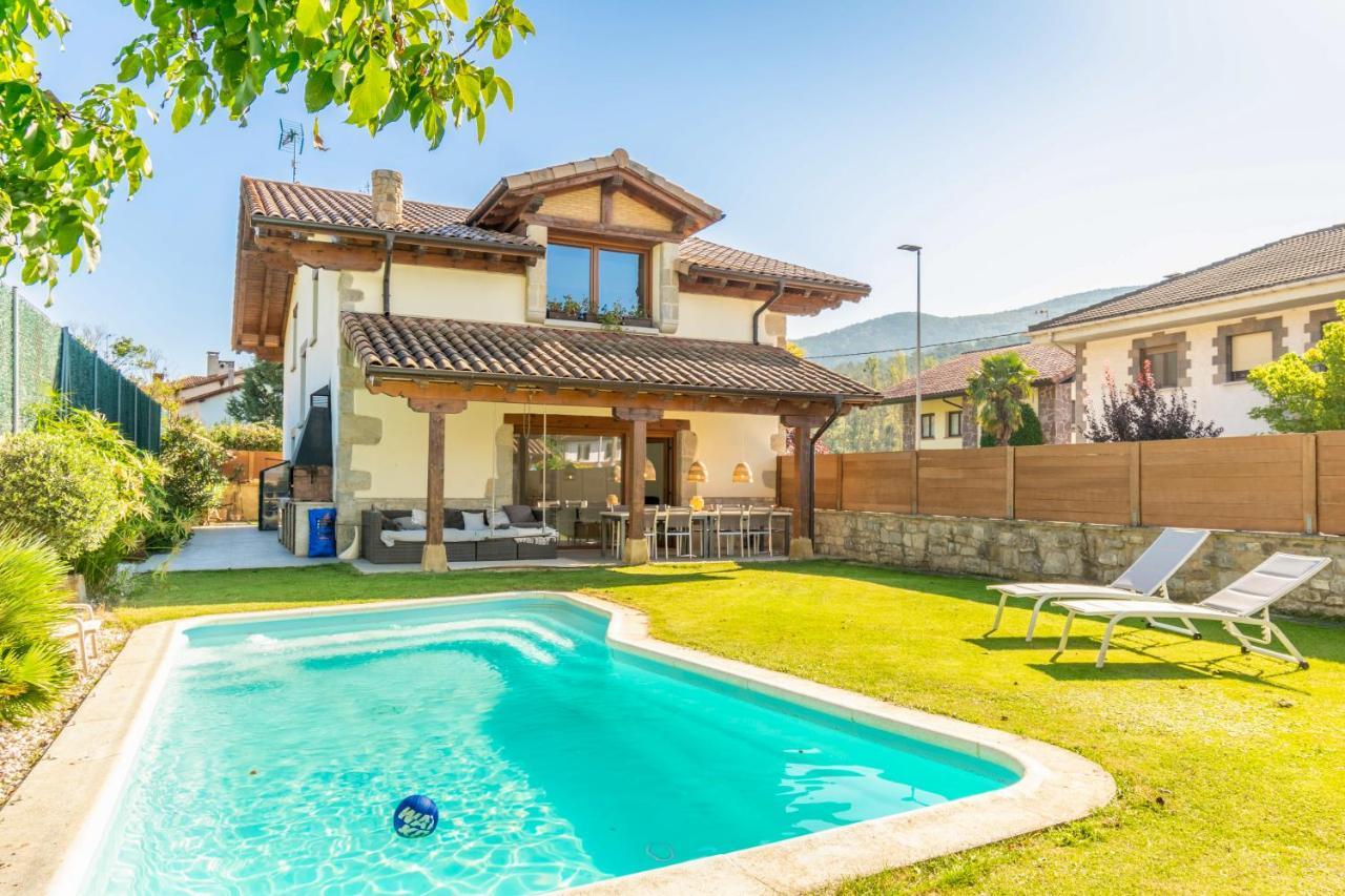 Casa Patxi, Espectacular Casa Rural Proxima A Pamplona Larrasoana Kültér fotó
