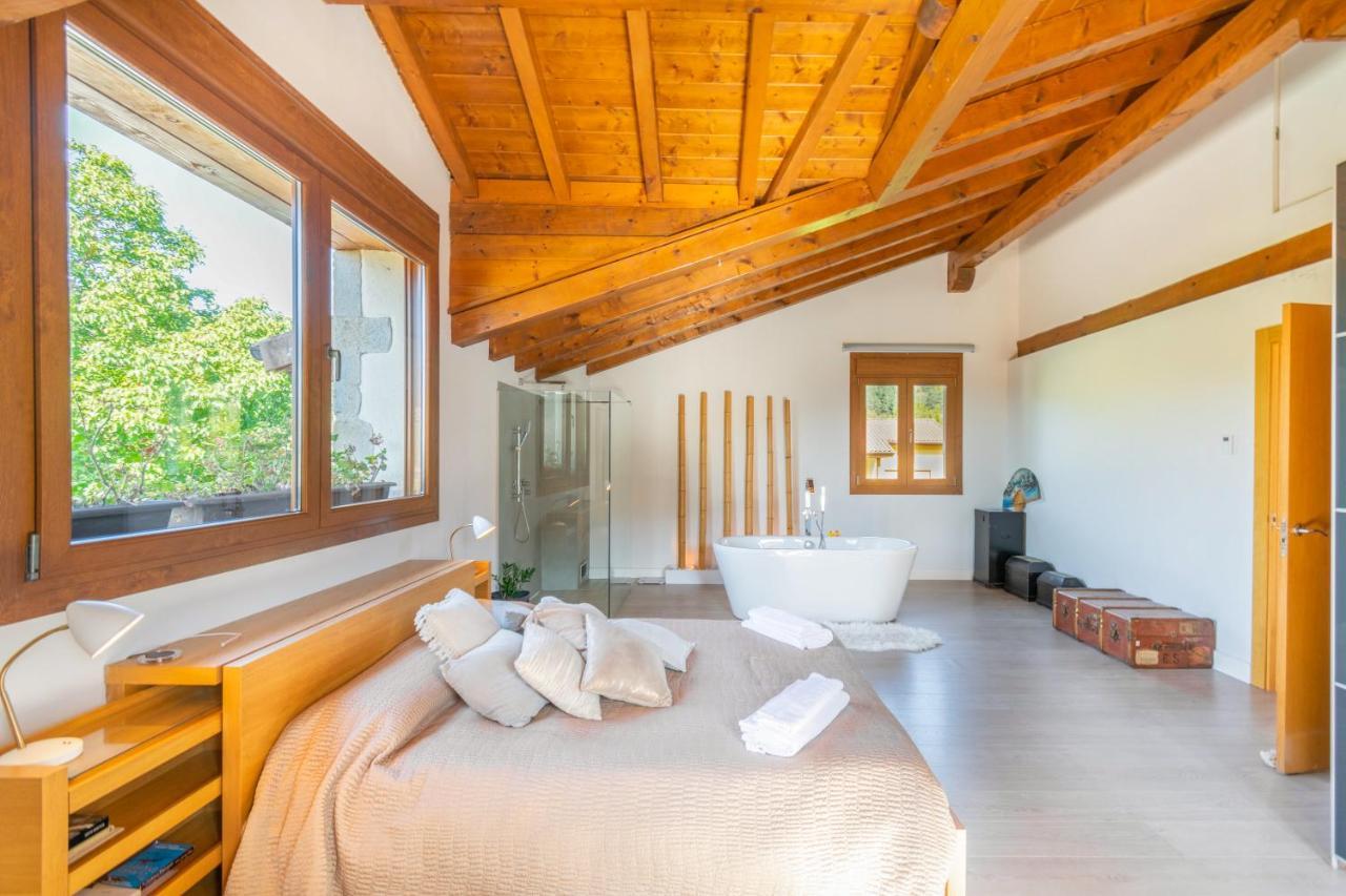 Casa Patxi, Espectacular Casa Rural Proxima A Pamplona Larrasoana Kültér fotó