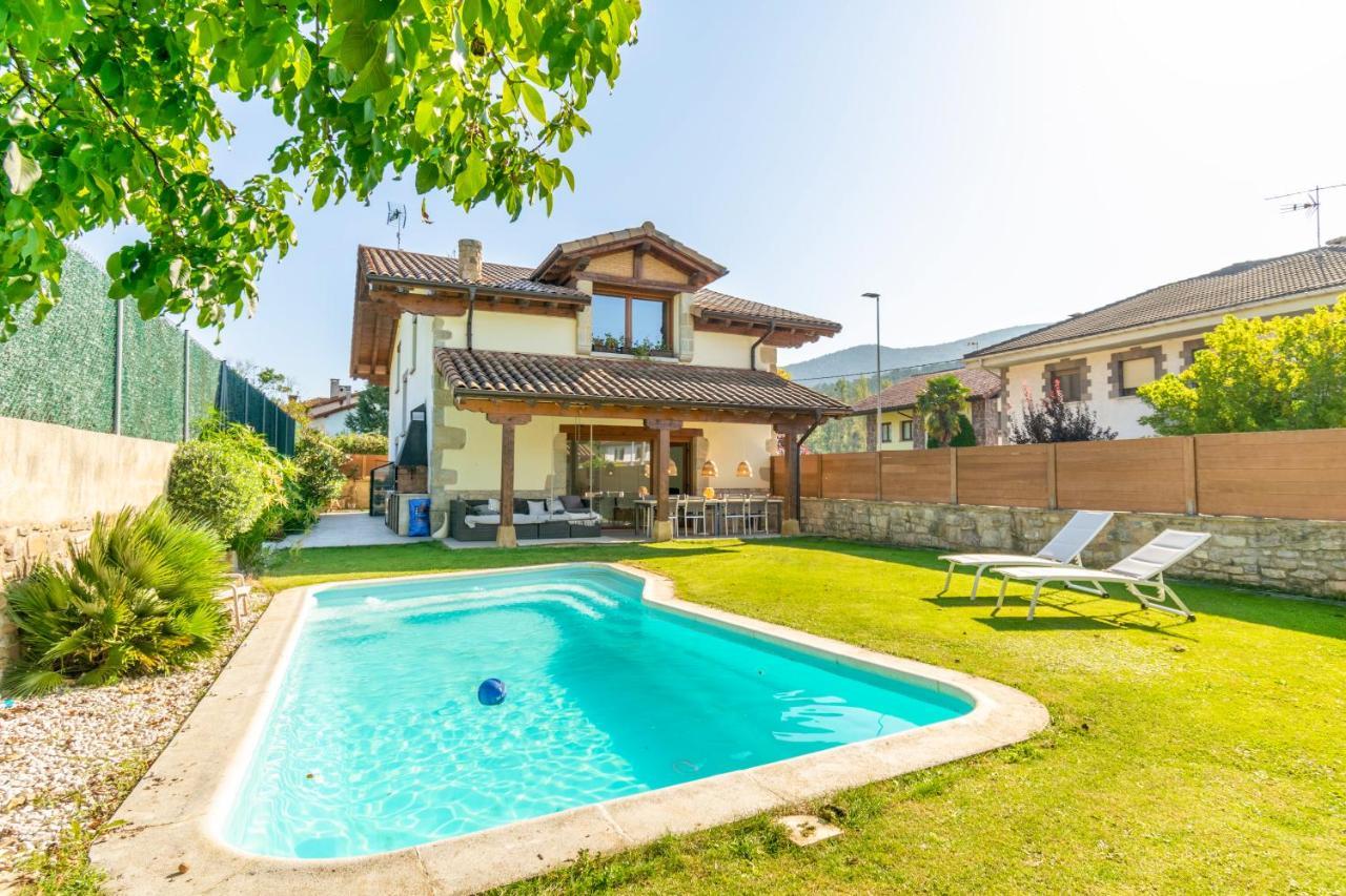 Casa Patxi, Espectacular Casa Rural Proxima A Pamplona Larrasoana Kültér fotó